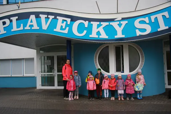 Školkové plavání — 1. lekce